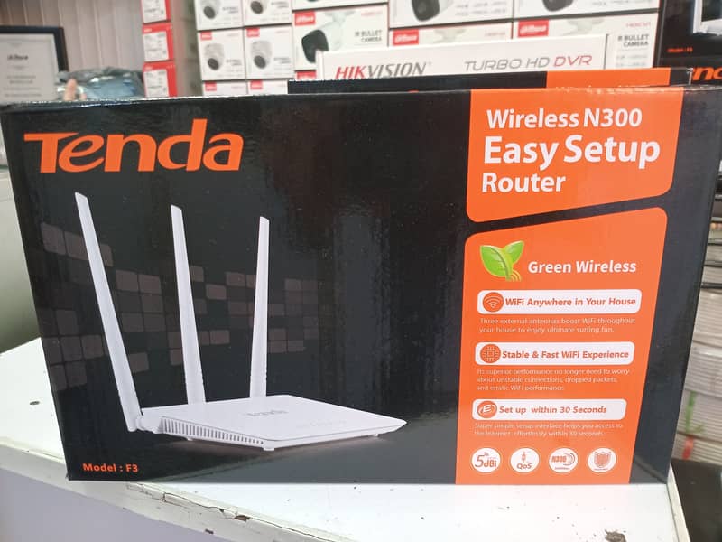 Wifi Router | Long Range | Tenda | F3, N301 | Networking 1