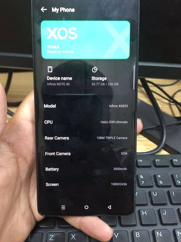 Infinix note 40  urgent sale 7