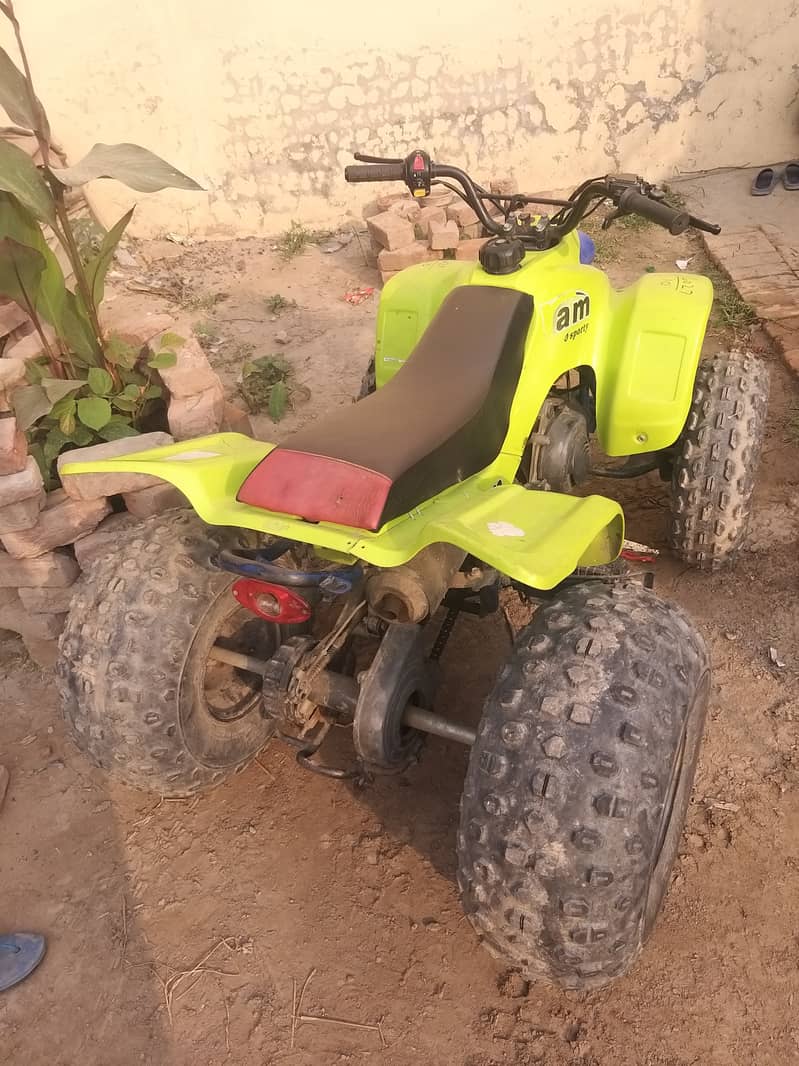 RAPTOR 4 x 4 FOUR WHEELER DIRT DESERT OFF ROAD QUARD BIKE MOUNTAIN 6