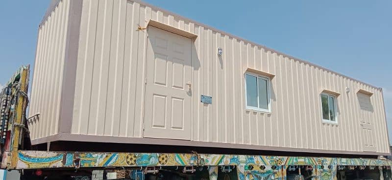 Mobile toilet washroom prefab guard room container home & office cabin 1