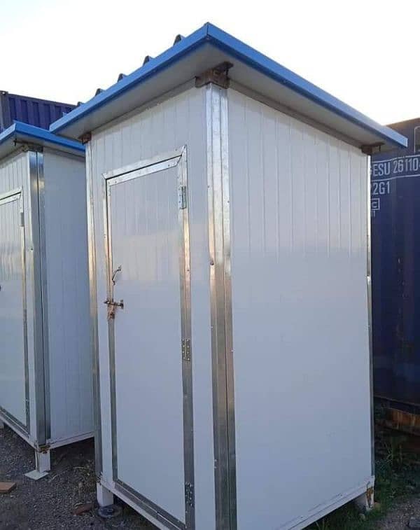 Mobile toilet washroom prefab guard room container home & office cabin 15