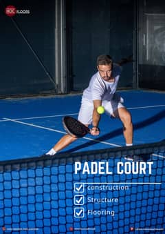 PADEL TENNIS, sports flooring, artificial grass by HOC FLOORS