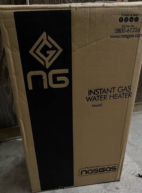 Nas Gas Instant Gyser 7 Litr (LPG) 2