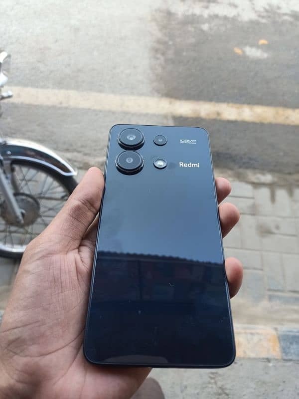 REDMI NOTE 13 8/128GB full box 10/10 FOR SALE Contact : 03082888460 2