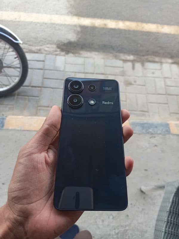 REDMI NOTE 13 8/128GB full box 10/10 FOR SALE Contact : 03082888460 3