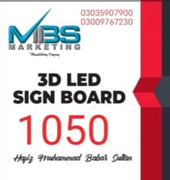 panaflex printing LED 3D acrylic sign board offset press advertising