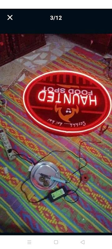 LED 3D acrylic sign board panaflex offset printing press advertising 13