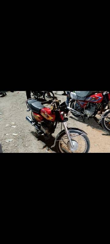 HONDA CG125 2021 MODEL KARACHI NUMBER PLATE 3