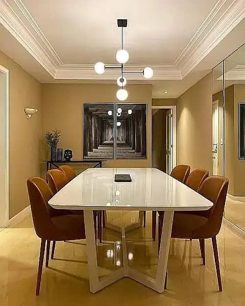 Dining Tables For sale 6 Seater\ 6 chairs dining table\wooden dining 14