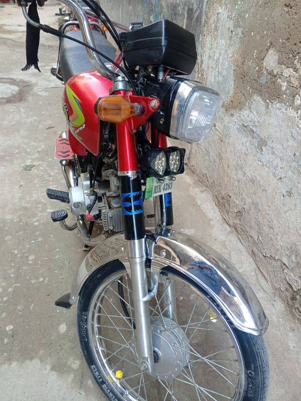 Hi Speed bike hai 70cc Rawalpindi number 3