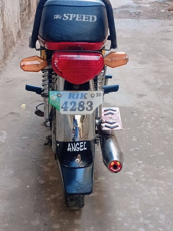 Hi Speed bike hai 70cc Rawalpindi number 9