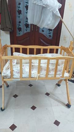 Wooden Baby Court with net (mobile number. 03155161718)