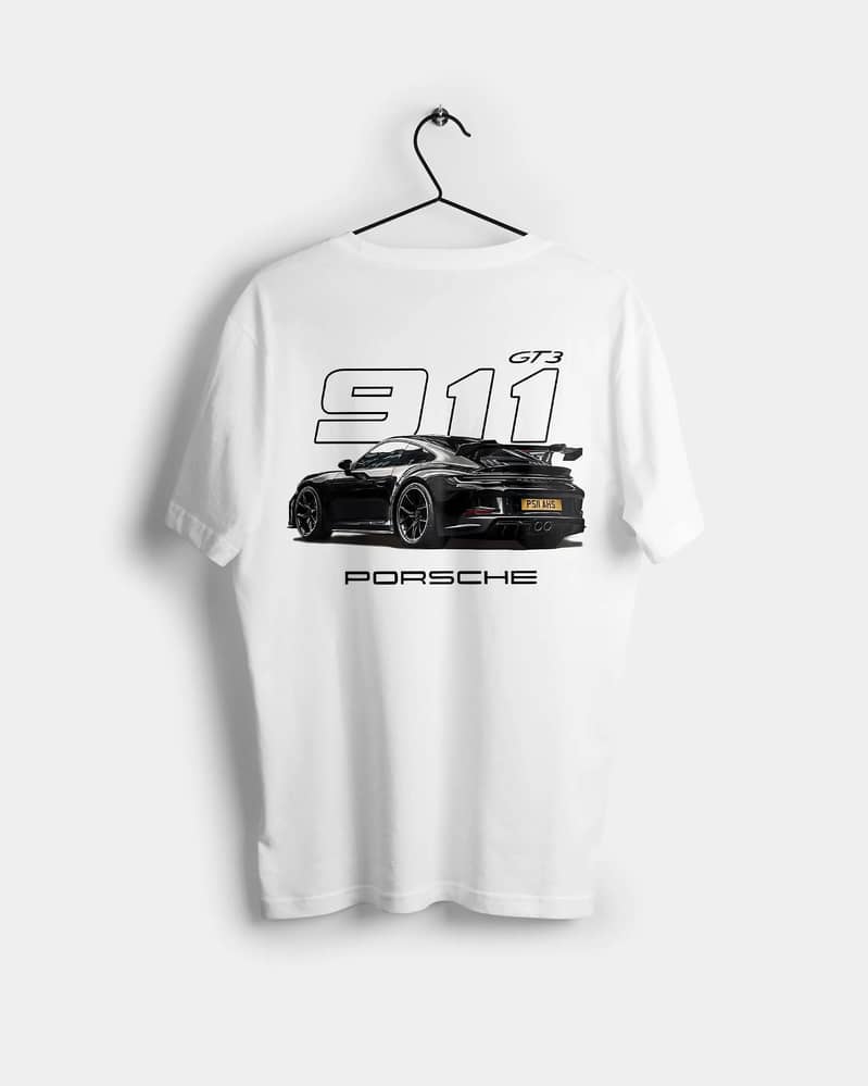 This Porsche 911 GT3 Oversized T-shirt offers the perfect blend of co 0