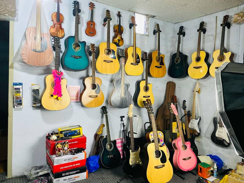 Guitars Acoustic Bignners professhional imported at happy guitar club 1