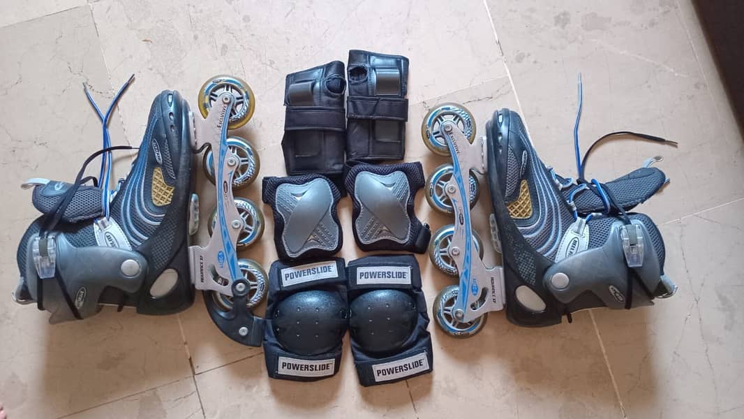 Hy Skate branded inline skating shoes. Read Complete Ad 6