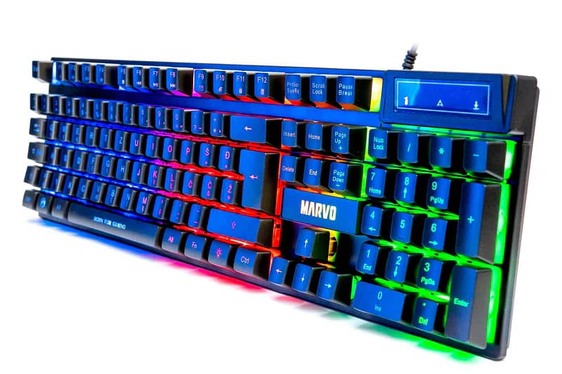 [Gaming Mechanical Keyborad][Gaming Mouse] Marvo 409 4in1 gamining kit 6