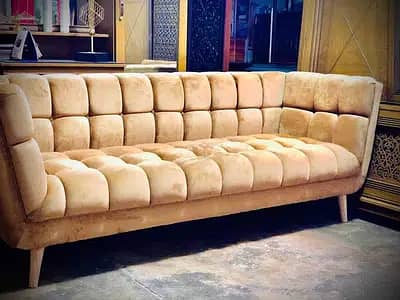 office sofa set leather Chesterfield chair table 0