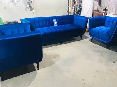 office sofa set leather Chesterfield chair table 12