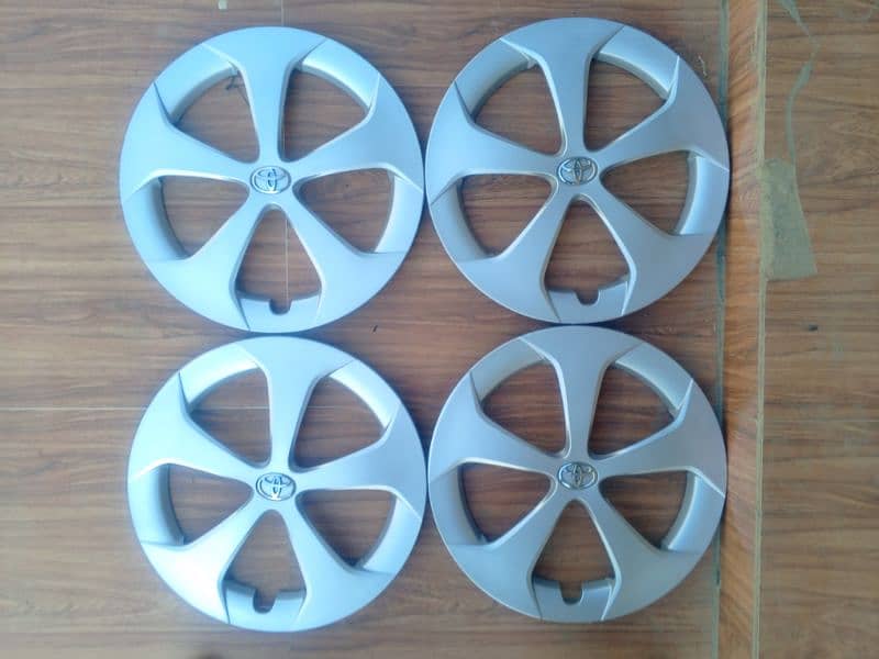 Prius 2014 15 Model 15 Size Original Japane Wheel Covers Fresh Set 0