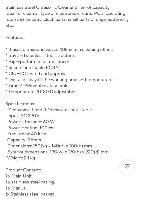 ULTRASONIC CLEANER 5