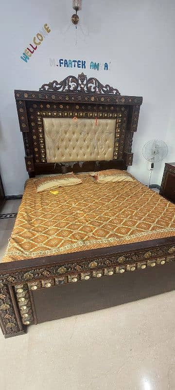 bed set | king size bed | double bed | Wooden Bed 0