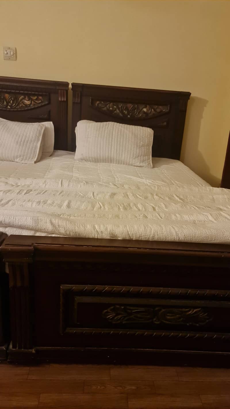 Pure Wood bed Urgent Sale Final Offer Very cheap 3