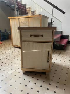 2 Brand New Sidetables And Storage Cabinet!