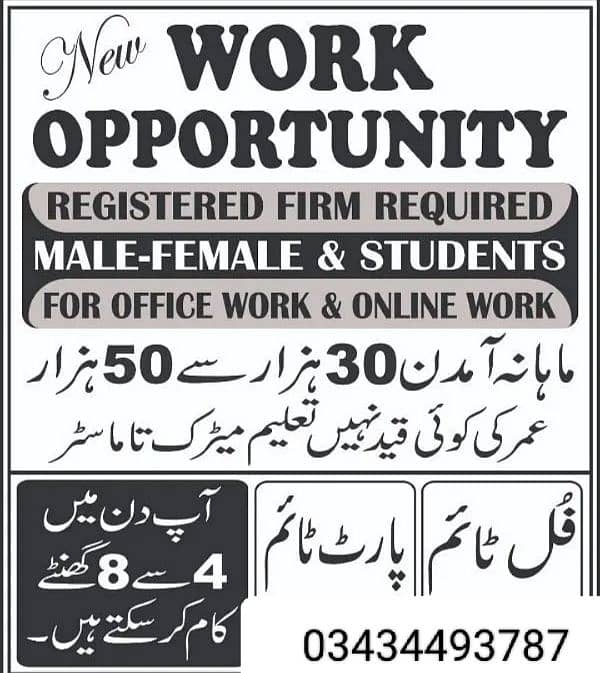 Online Jobs Available Male/female 0