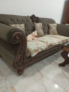 5 seater sofa set with table 0