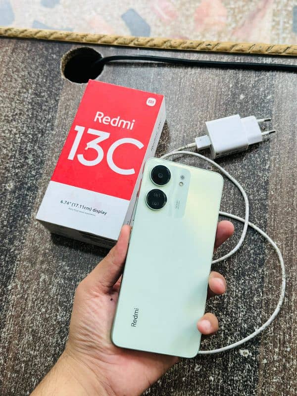 Redmi 13c 6GB Green Complete Box 5