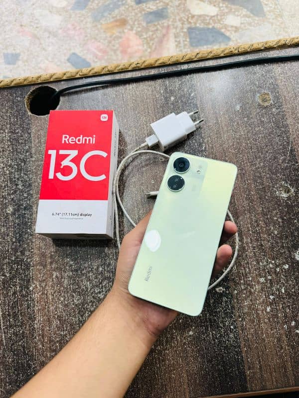 Redmi 13c 6GB Green Complete Box 12