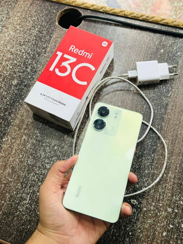 Redmi 13c 6GB Green Complete Box 13