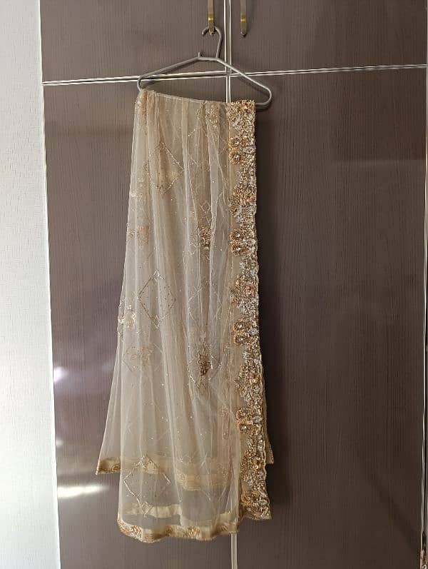 New Champagne Colour Handmade Bridal Maxi 5