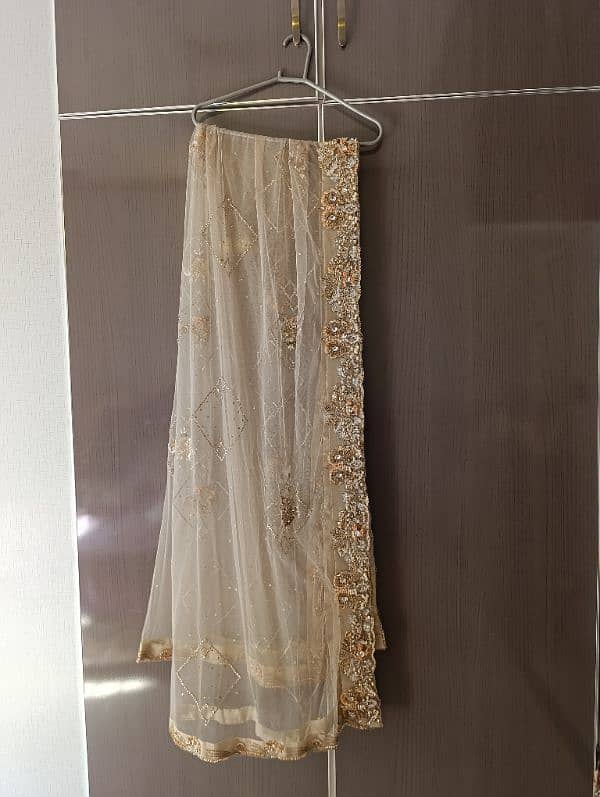 New Champagne Colour Handmade Bridal Maxi 6