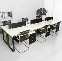 Workstation Office Table and Chairs / Office Furniture