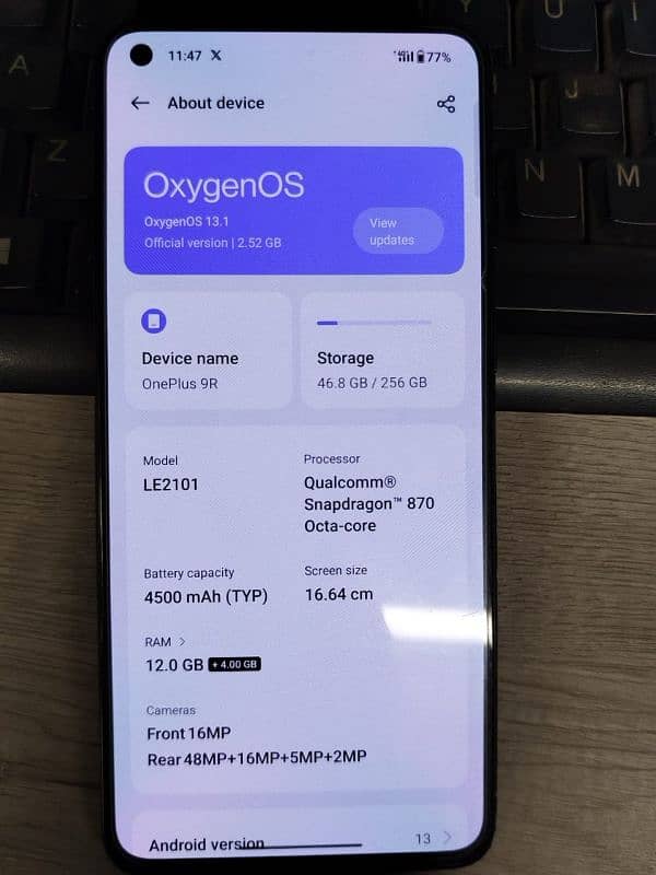 OnePlus 9R 5