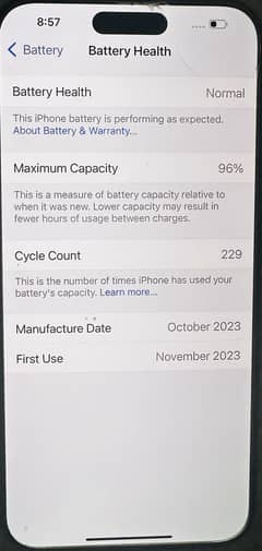 iPhone 15 pro Max 256 GB