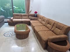 7 seater sofa set with centre table