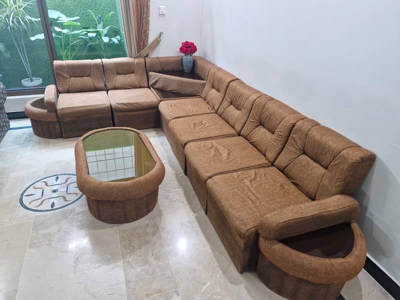 7 seater sofa set with centre table 1