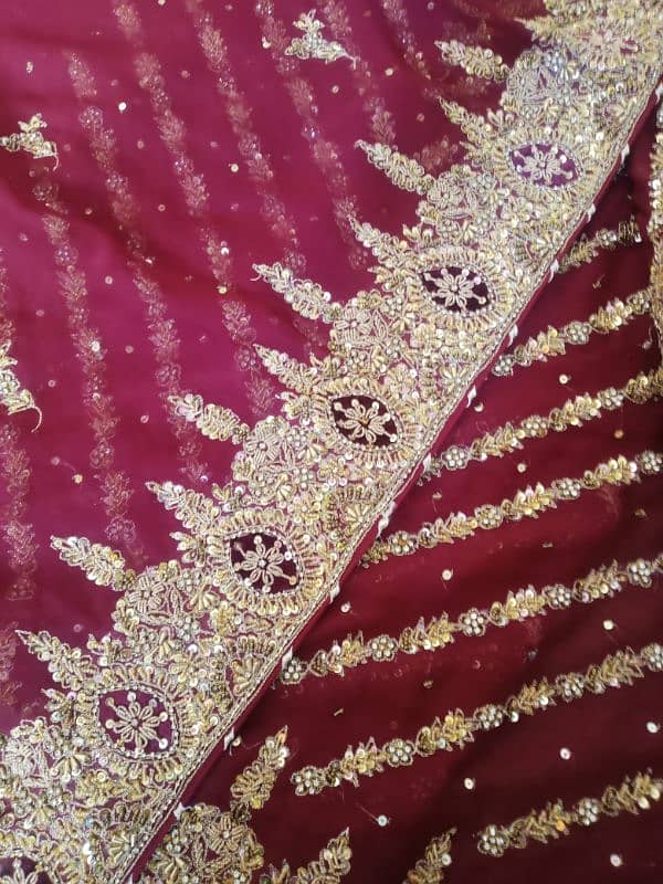 Bridal  lehnga choli Dupatta 2