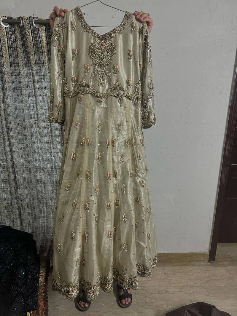 Libas e khas walima bridal maxi/ bridal dress/ party wear/ wedding 1