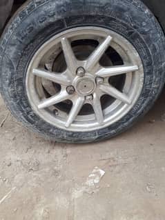 ALLOY RIMS 13 For Santro like new.