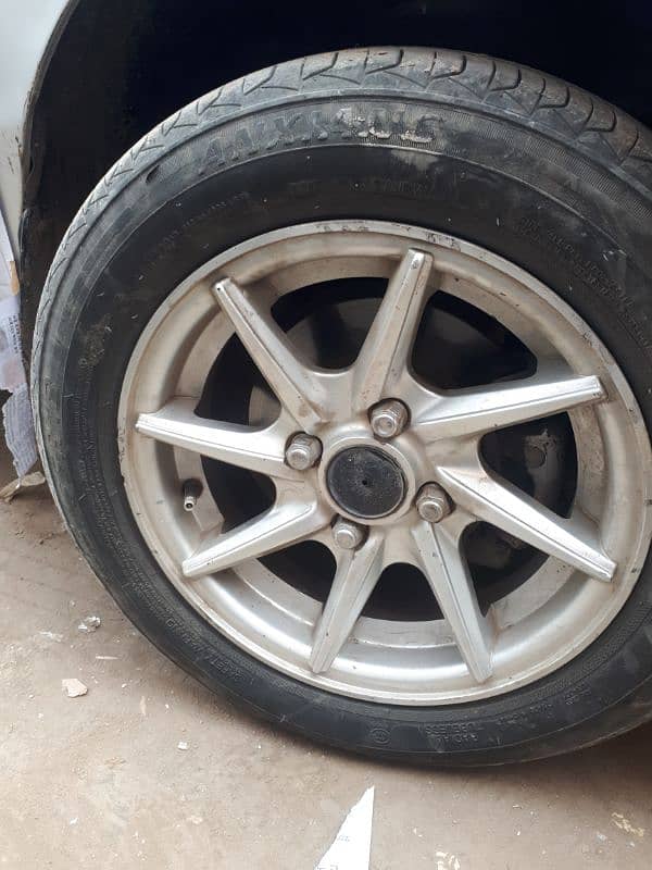 ALLOY RIMS 13 For Santro like new. 1