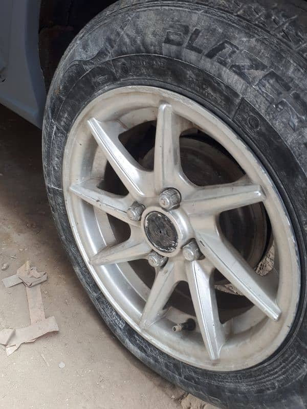 ALLOY RIMS 13 For Santro like new. 2