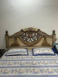 Bed side tables mattress | Double bed | Wooden Bed | Furniture