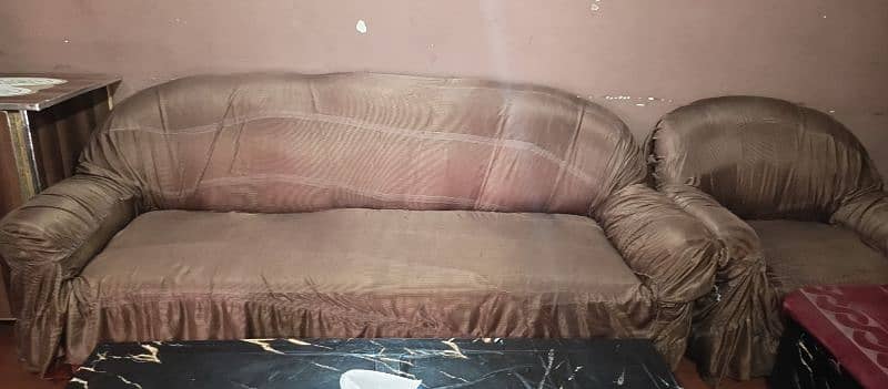 5 Seater Sofa Set with Cover urgent sale. 3