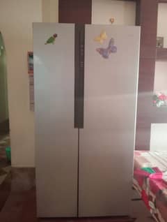 Haier double door fridge