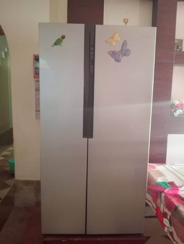 Haier double door fridge 1