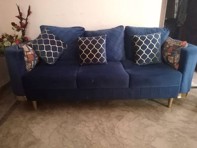 royal blue sofa set 4