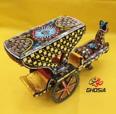 Traditional Punjabi Horse Cart Décor with Beautiful Glass Detailing.